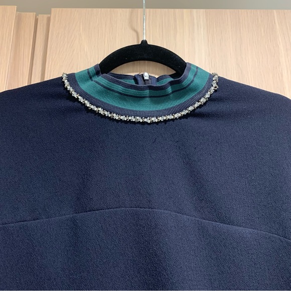 Zara Long Sleeve Blouse with beaded details - L - Picture 3 of 10